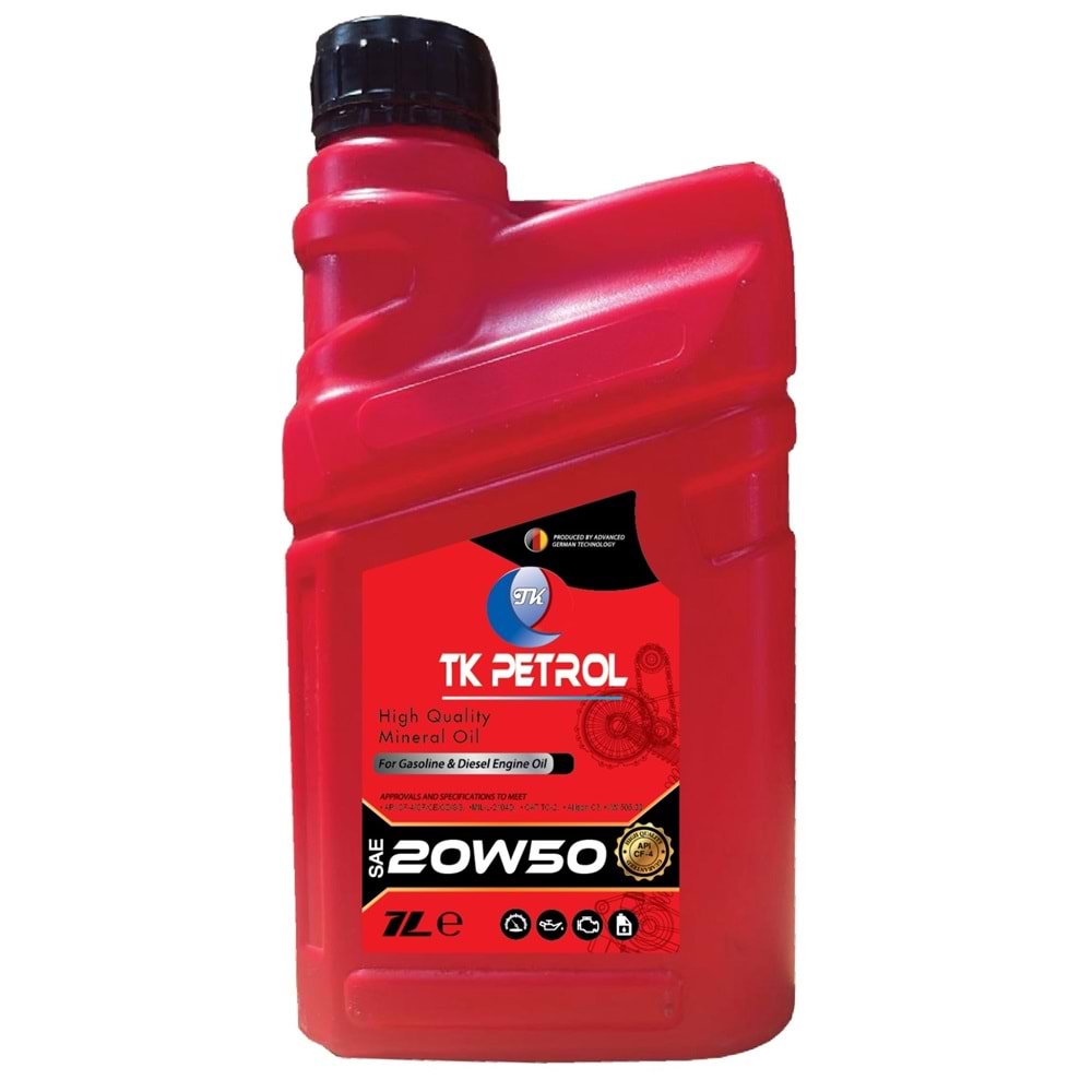 TK PETROL 20W50 MOTOR YAĞI (1lt)