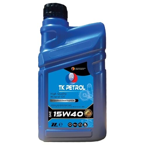 TK PETROL 15W40 MOTOR YAĞI (1 lt)