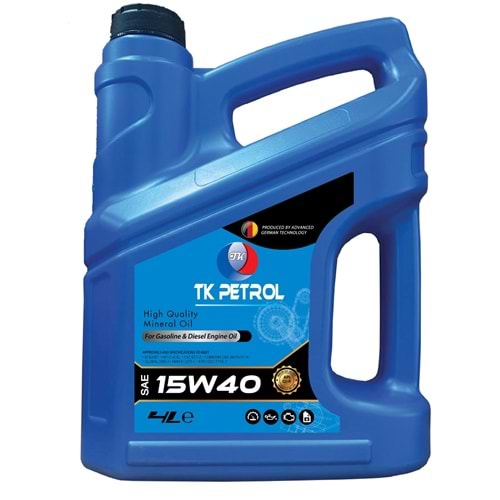 TK PETROL 15W40 MOTOR YAĞI (4 lt)